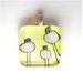 Breezes Sang - Square Glass Nature Art Pendant