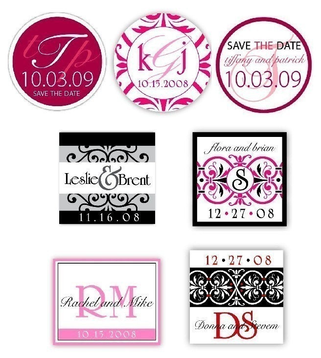 Customizable Wedding or Event Monograms high resolution printable file