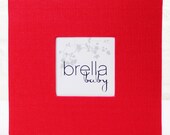 Modern Baby Memory Book (MARGOT in Red)