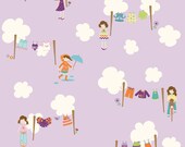 Riley Blake - Dress Up Days - Grape - Doohikey Designs - 1/2 Yard
