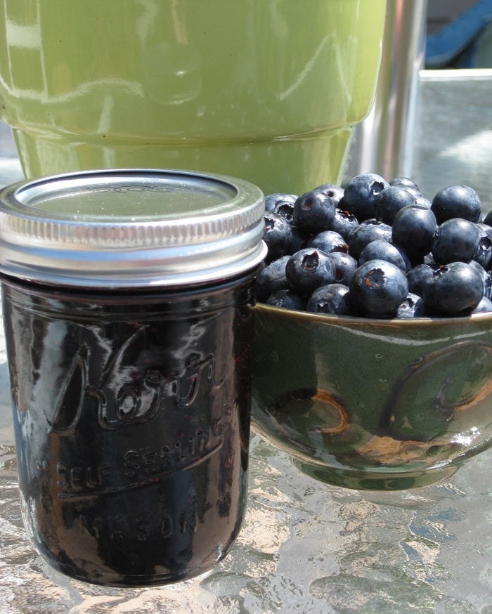 Organic Blueberry Syrup 16 oz Pint Jar