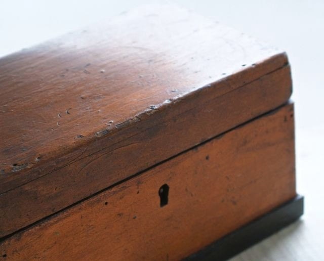 antique wooden letter box by 5gardenias on Etsy