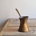 Vintage Bronze Turkish Coffee Pot- Pouring Pot- Planter- Vintage Kitchen Ware