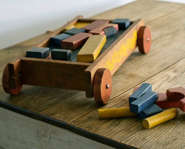 playskool wagon wooden blocks