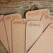 Letterpress Recipe Cards--Cards and Dividers Only