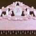 Bed canopy crown with initial for nursery MARKED DOWN TO 99 dollars
