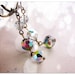 Vitrail Drop earrings vintage swarovski crystals
