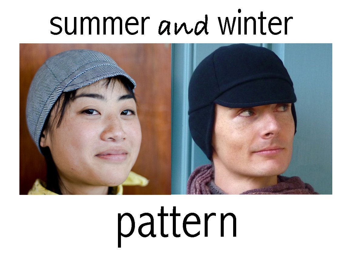 PDF Cycling Cap Pattern DIY with Recycled Materials Includes Winter and Summer Caps