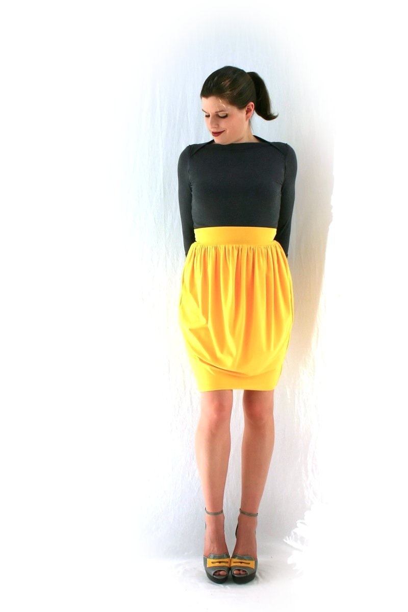Bubble Skirt in Bamboo - Made To Measure - Ureshii