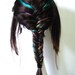 Rainbow Fishtail Braid Hair Extension Kit - wefts weave human hair falls wigs free people - LAST ONE