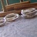 Faceted gem stone stacking rings... fine and sterling silver personalized rings