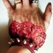 Gothic Wrist Cuff by AlchemyandLace