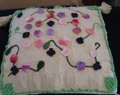 Floral pillow cover