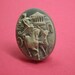 Large Blue Cinderella Cameo Ring