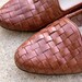 Vintage Huaraches Woven Leather Flats Sz 8 1/2
