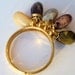 Wire Wrap Fancy Jasper Teardrop Adjustable ring