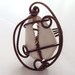 Wire Wrapped Cowrie Shell Ring Size 6 in Antiqued Copper Wire