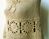 The Granny Square Knit Poncho / Capelet