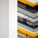 Grey & Yellow Chevron - large print