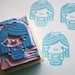Alice in Wonderland - Hand Carved Mounted Stamp