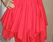 DDNJ Choose Color Multi Petal Skirt Renaissance Steampunk Pirate Gypsy Witch Plus Custom Made ANY Size Anime Cosplay Lolita