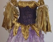 DDNJ Choose Color Silky Fairy Chemise Petal Hem Renaissance Pirate Vampire LARP Anime Steampunk