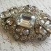 vintage Art Deco Rhinestone brooch