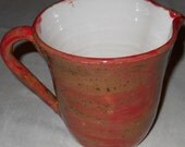 Red and brown pitcher