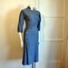 Little Miss Military Vintage 40's Avant Garde Art Deco Dress