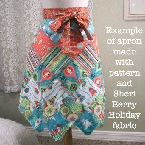 Harlequin Apron Sewing Pattern PDF