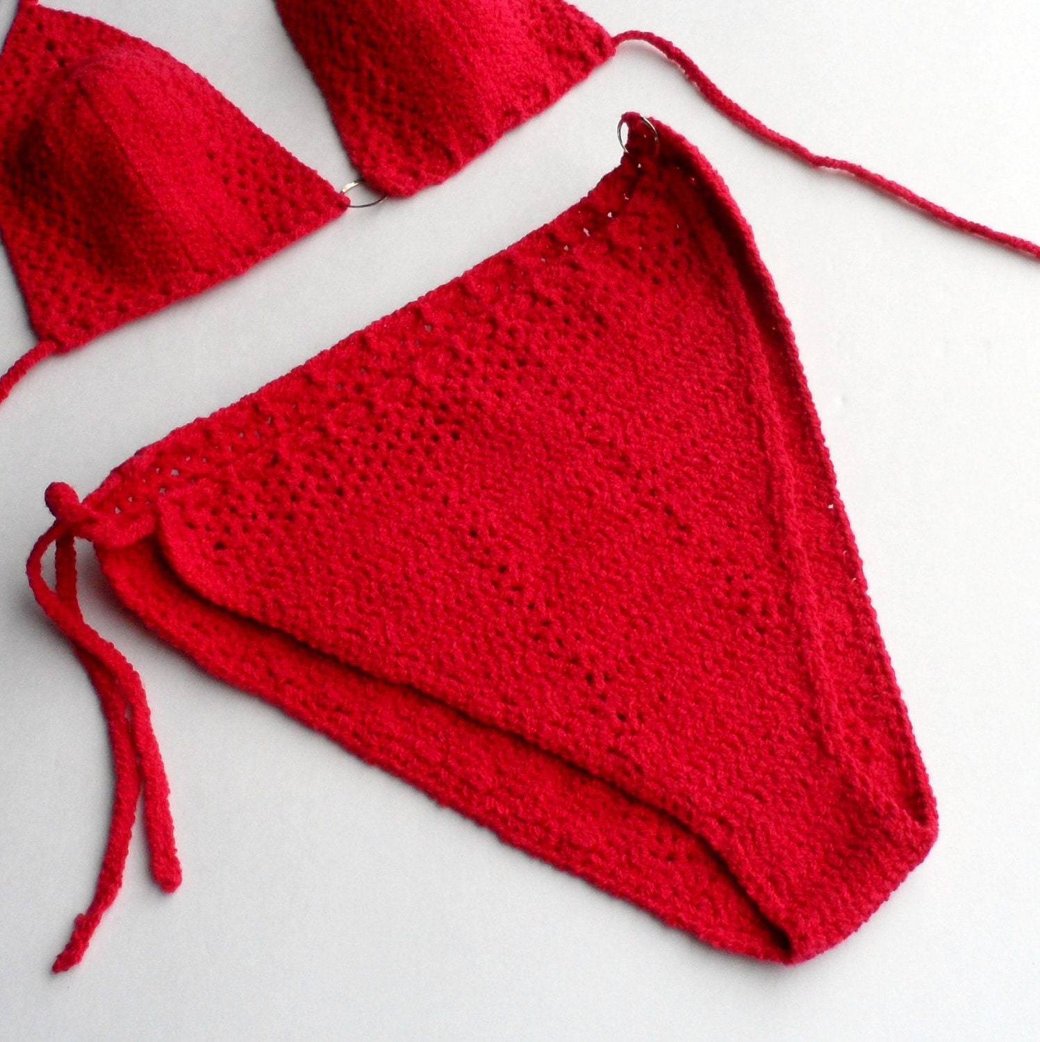 Red Hot Crochet Bikini