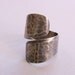 Vintage Hammered Sterling Silver 925 Wrap Around Ring Size 9