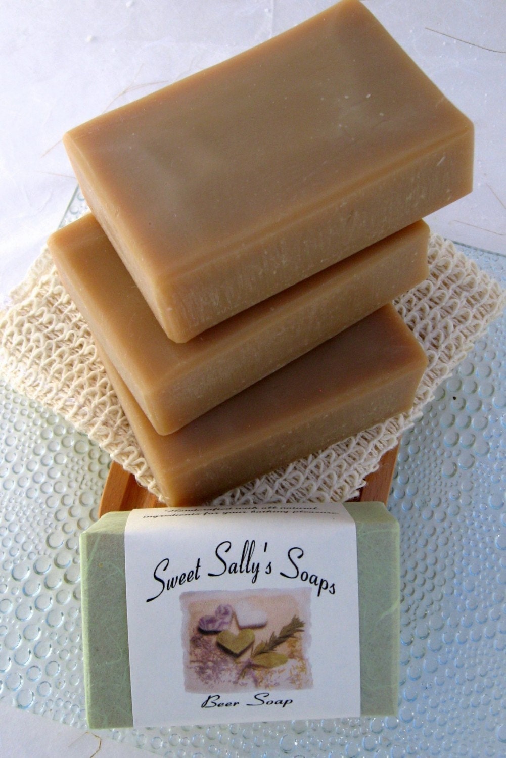Beer Soap, Vegan Cold Process Soap, Natural Handmade Organic Soap