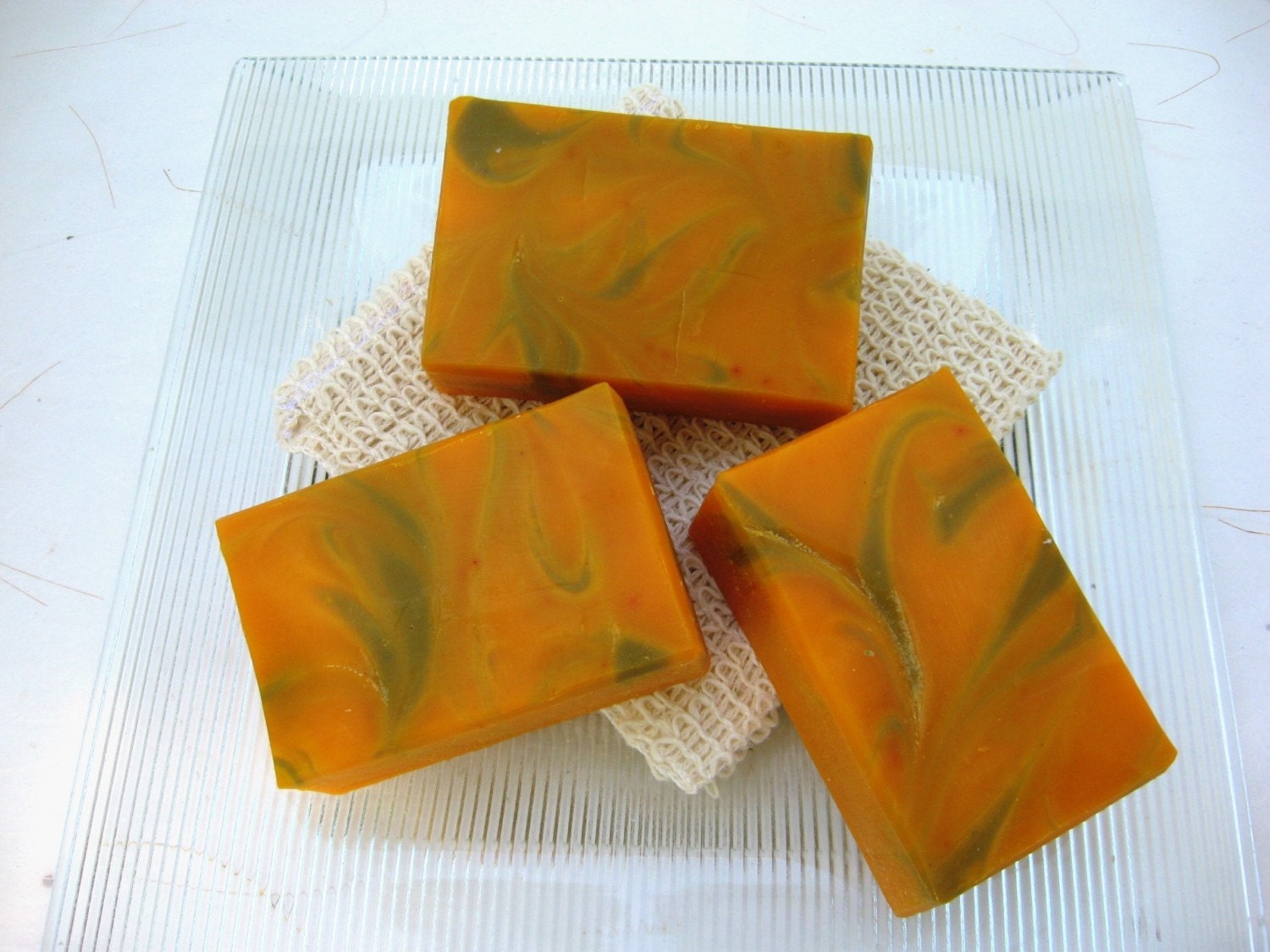 Patchouli Orange Organic Handmade Soap, Vegan Cold Process Soap