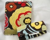 Luggage Handle Wraps-Suitcase Identifier Grips SET of (2)  Mocca Print