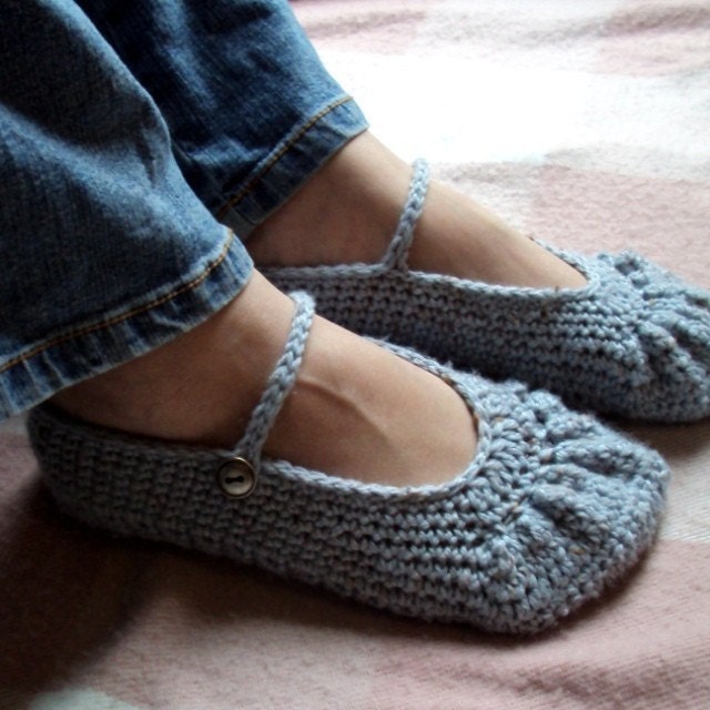 Download Now - CROCHET PATTERN Boho Ballet Flats - Pattern PDF