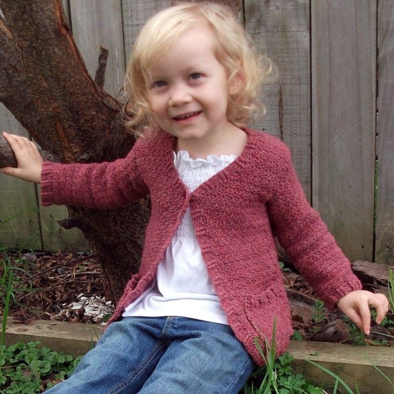 Download Now - CROCHET PATTERN Autumn Cardigan - 0-5 Years - Pattern PDF