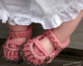 Download Now - CROCHET PATTERN Mary Jane Loafers - Pattern PDF