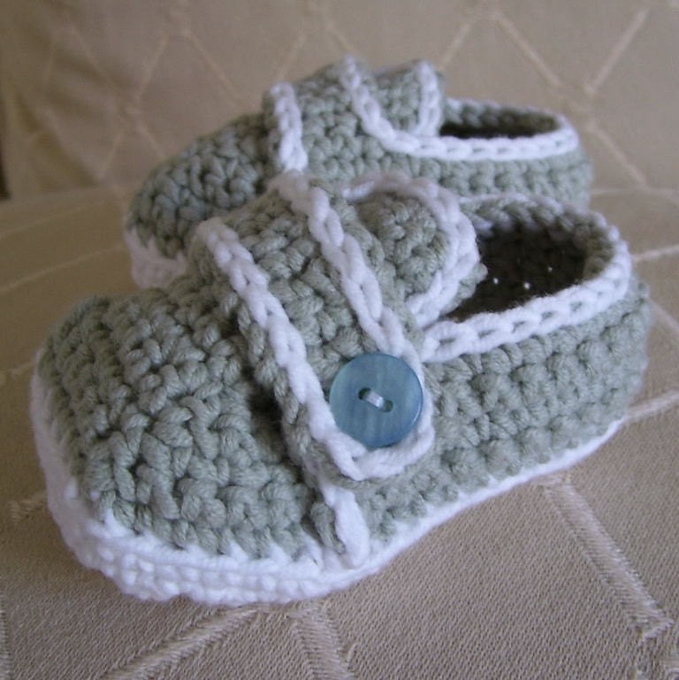 Download Now - CROCHET PATTERN Sporty-Casual Baby Shoes - Pattern PDF