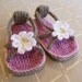 Daisy Baby Flip Flops - Baby and Toddler - Pattern PDF
