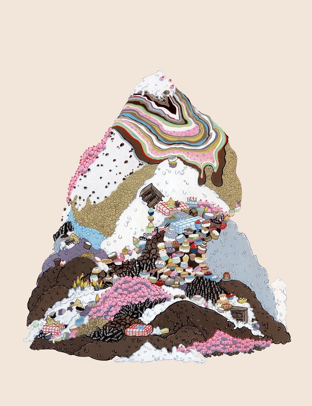 Mmmmountain - Archival Fine Art Print 11 x 14