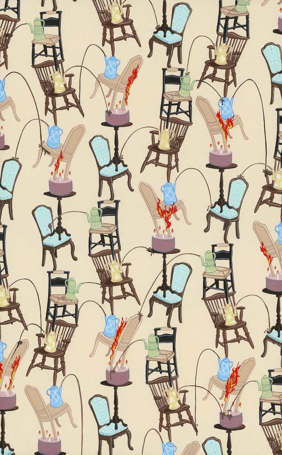 Inferno Pattern - Fine Art Print 11x17