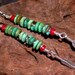SPIRITUAL FLIGHT EARRINGS Natural Hubei Turquoise
