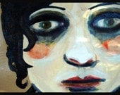 SALE outsider EMERY original painting  ' i will learn and win'
