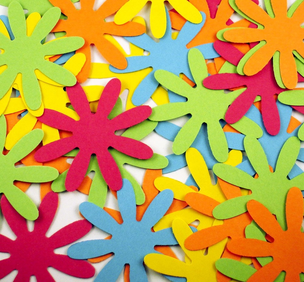 Paper Die Cut Flowers  Oopsie Daisy  in  South Beach