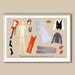 The David Bowie paper doll 6x4 inches small print