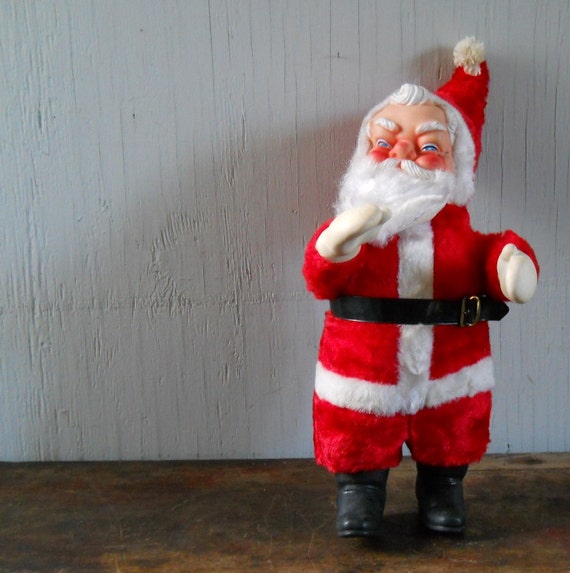 old stuffed santa