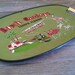 Serving Tray Vintage Bush Garden Souvenir Serving Tray