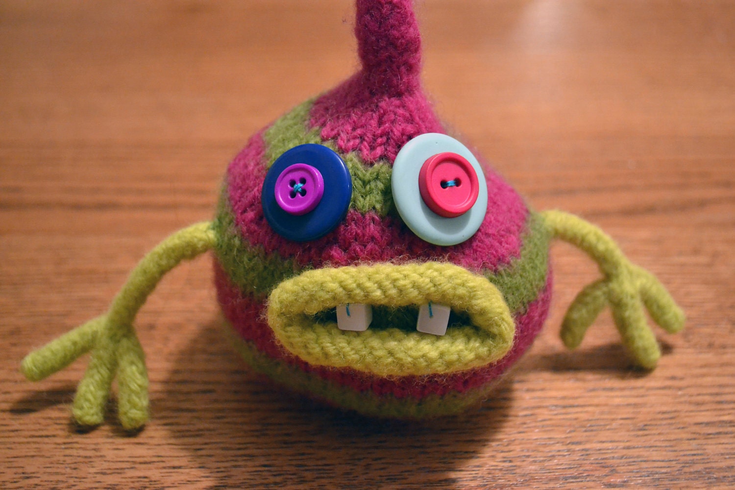 Pink and Green Monster