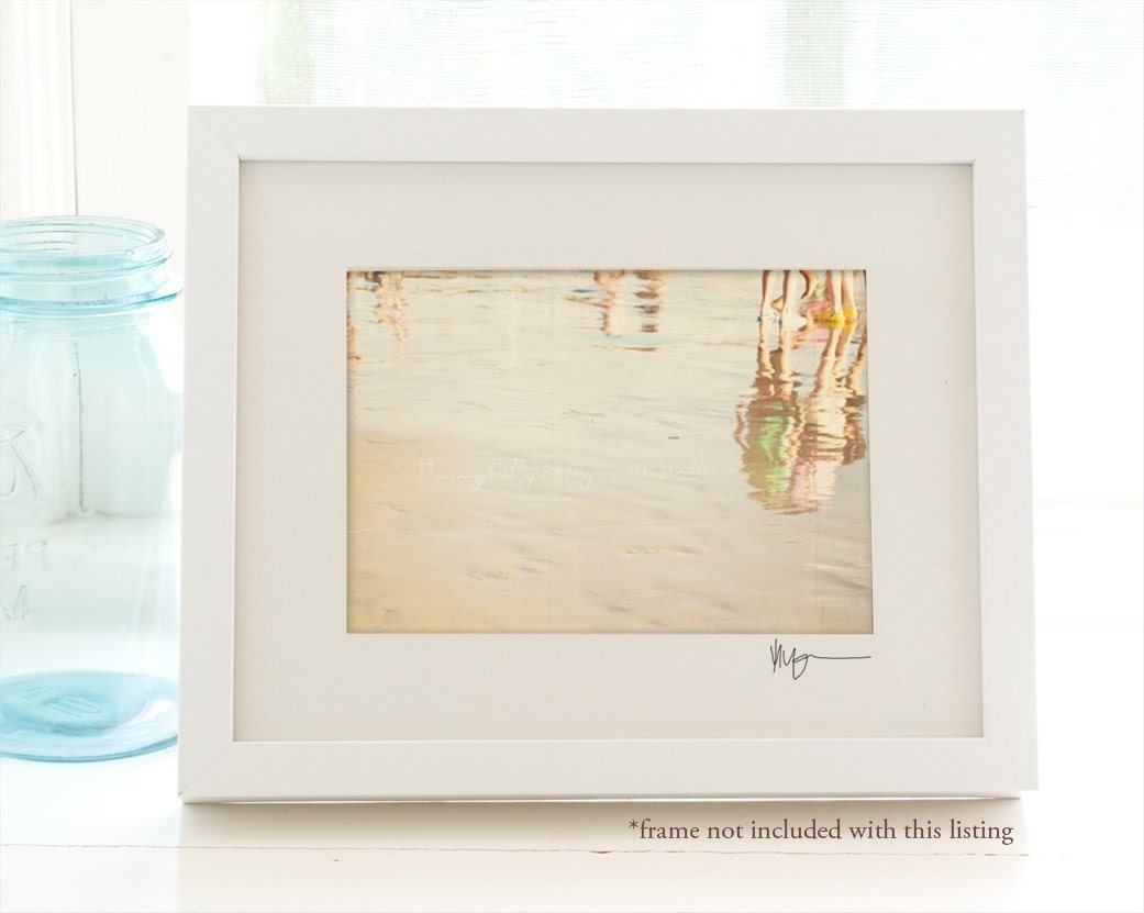 endless summer no. 3. playful beach photograph Santa Monica seaside vacation children memories water. warm colorful girls room